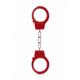 Red Beginner's Handcuffs for Fetish Play Intimates Adult Boutique