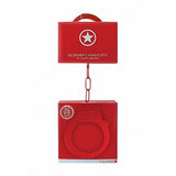 Red Beginner's Handcuffs for Fetish Play Intimates Adult Boutique