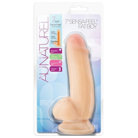 Blush Au Naturel 7" Fat Boy - Beige Intimates Adult Boutique