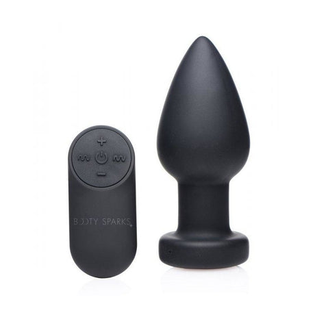 Anal Toys: Booty Sparks Silicone Led Butt Plug Vibrating Large Intimates Adult Boutique