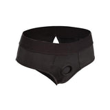 Boundless Backless Brief S-m Harness Black Intimates Adult Boutique