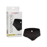 Boundless Backless Brief S-m Harness Black Intimates Adult Boutique