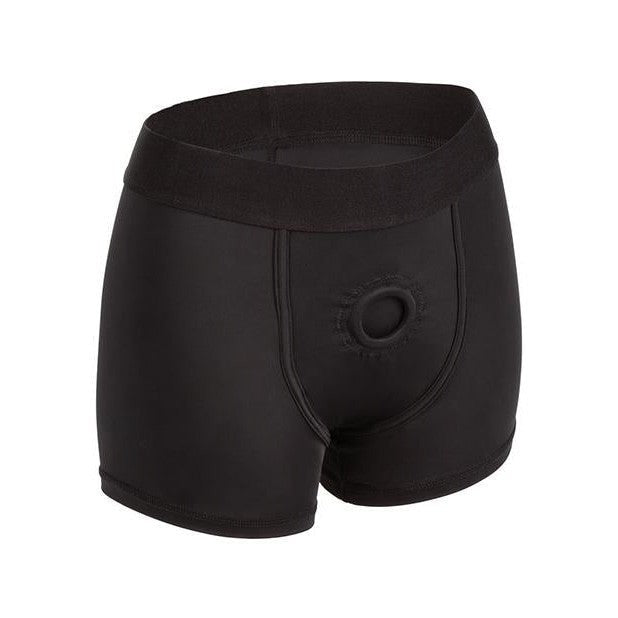 Boundless Boxer Brief Harness Black L/XL - Sextoys for Couples  Intimates Adult Boutique