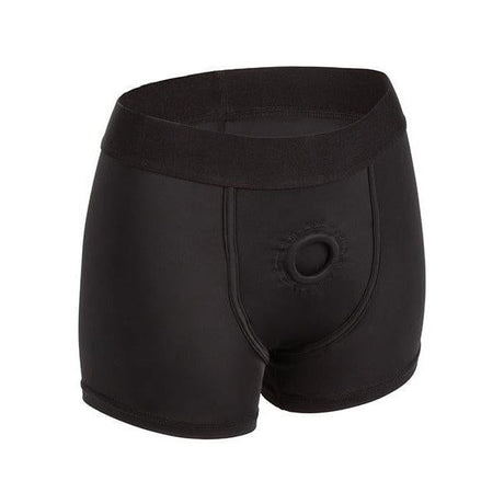 Boundless Boxer Brief Harness Black L/XL - Sextoys for Couples  Intimates Adult Boutique