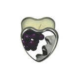 Heart Edible Grape Massage Candle 3-in-1 4.7oz  Intimates Adult Boutique