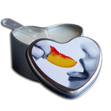 3-in-1 Heart Peach Massage Candle 4.7 Oz  Intimates Adult Boutique