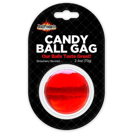 Candy Ball Gag Strawberry - Fetish Accessories Intimates Adult Boutique