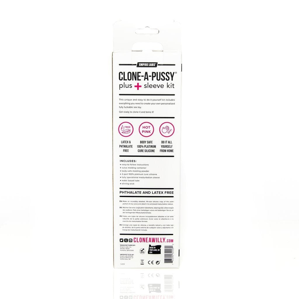 Clone A Pussy + Sleeve Kit Hot Pink - Sextoys for Couples Intimates Adult Boutique