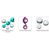Cloud 9 Health & Wellness Borosilicate Kegel Training Set for Women  Intimates Adult Boutique