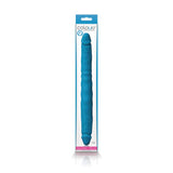 Colours Double Dong Pleasures Dildo in Blue Intimates Adult Boutique
