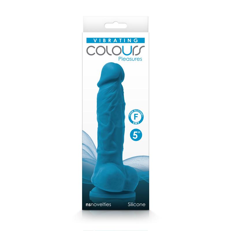 5 Inch Blue Vibrating Dildo  Intimates Adult Boutique