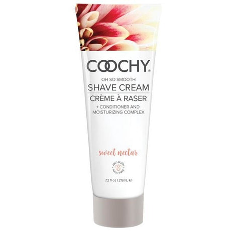 Coochy Shave Cream Sweet Nectar 7.2 Oz - Bath & Body  Intimates Adult Boutique