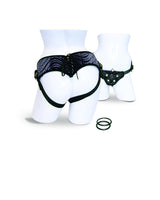 Corsette Harness Black Vibrating Intimates Adult Boutique