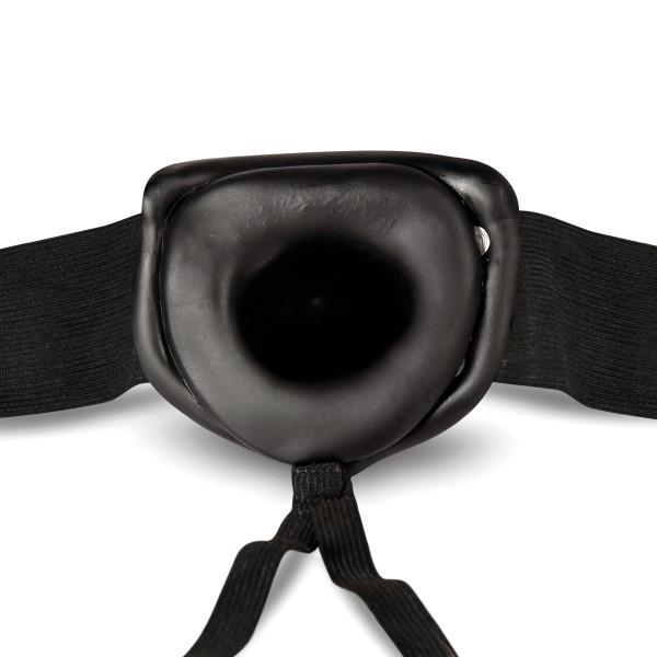 Dr. Skin 7in Hollow Strap On Black| Sextoys for Men Intimates Adult Boutique