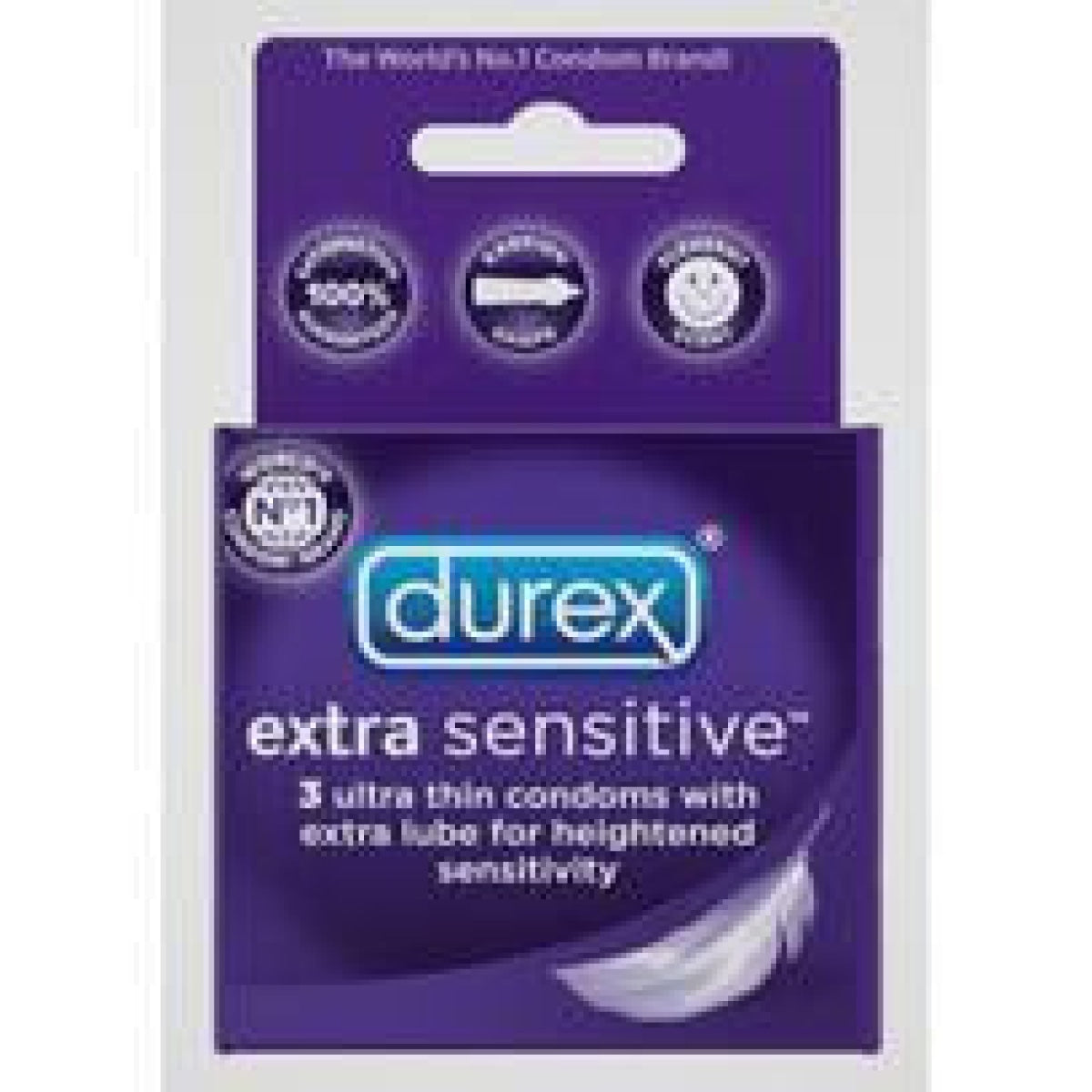 Durex Extra Sensitive Lubricated 3pk Intimates Adult Boutique