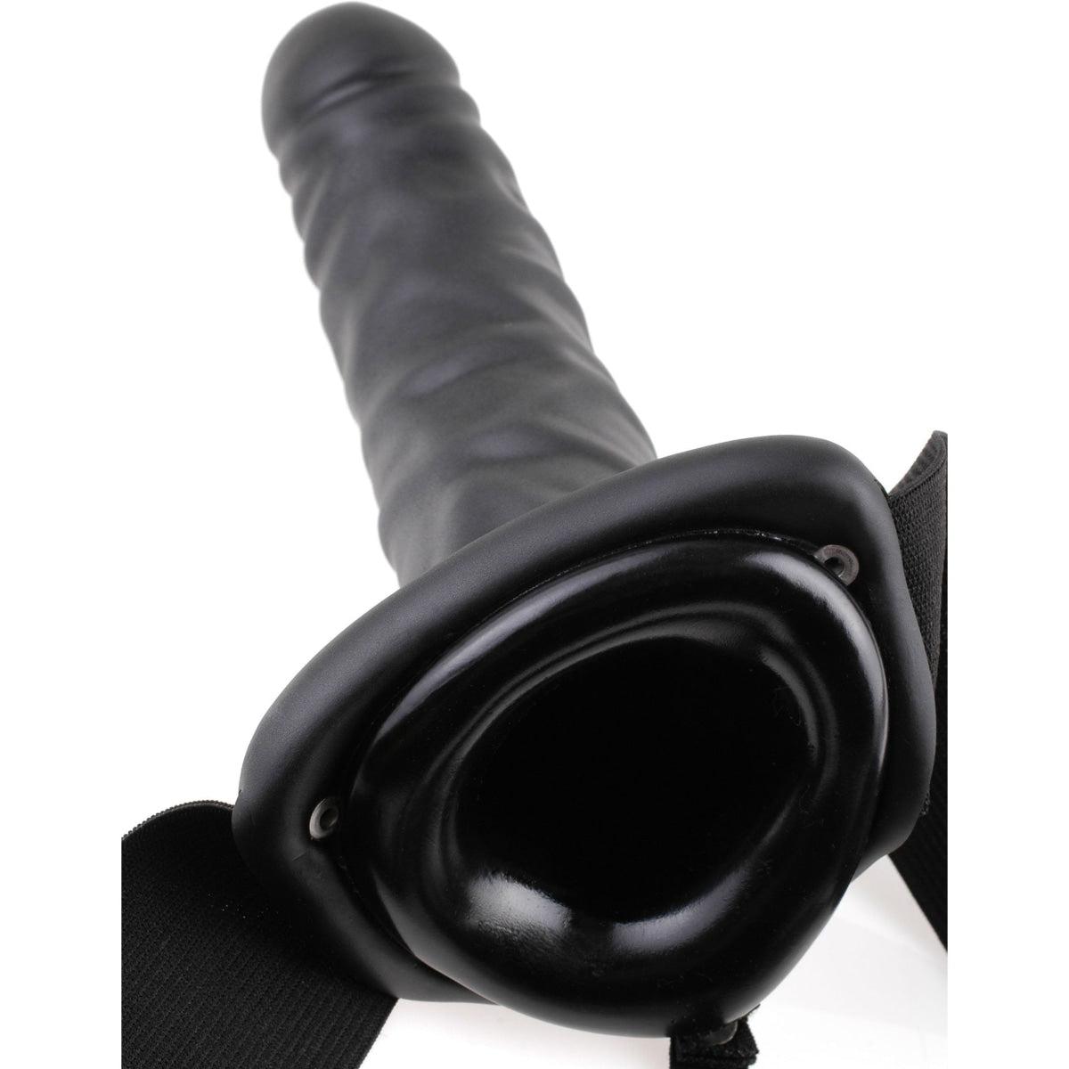 Fetish Fantasy 8in Hollow Strap On Black Intimates Adult Boutique