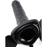 Fetish Fantasy 8in Hollow Strap On Black Intimates Adult Boutique