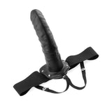 Fetish Fantasy 8in Hollow Strap On Black Intimates Adult Boutique