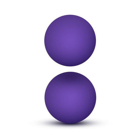 Luxe Double O Kegel Balls 1.3 Oz Purple Intimates Adult Boutique