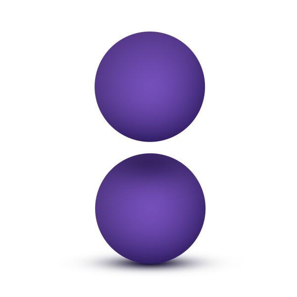 Luxe Double O Kegel Balls 1.3 Oz Purple Intimates Adult Boutique