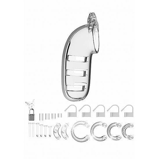 Mancage Chastity 5.5in Transparent Model 6 Intimates Adult Boutique