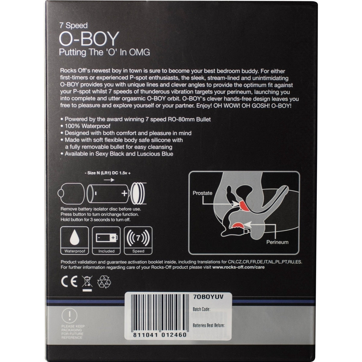 O Boy Black Intimates Adult Boutique