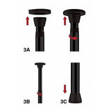 Ouch! Dance Pole Black Intimates Adult Boutique