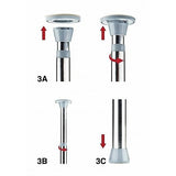 Ouch! Dance Pole Silver Intimates Adult Boutique