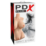 Pdx Plus Perfect 10 Torso Body Mold Masturbator - Men's Sextoy Intimates Adult Boutique
