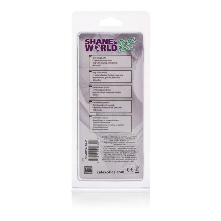 Shanes World Sparkle Bullet Purple Intimates Adult Boutique