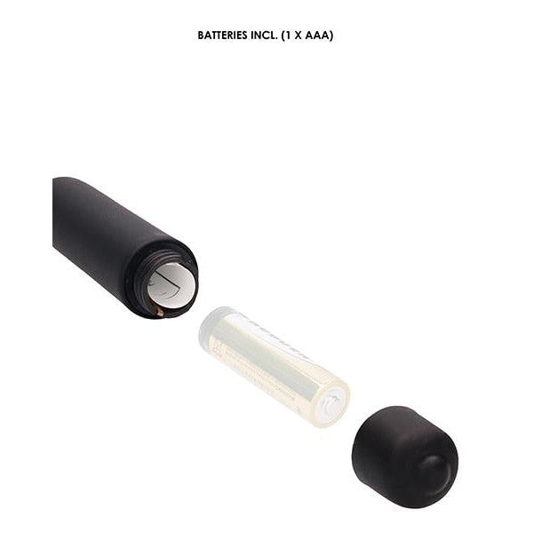 Silicone Vibrating Bullet Plug Extra Long Urethral Sounding Black Intimates Adult Boutique
