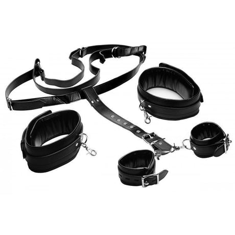 Strict Thigh Sling W-wrist Cuffs Intimates Adult Boutique