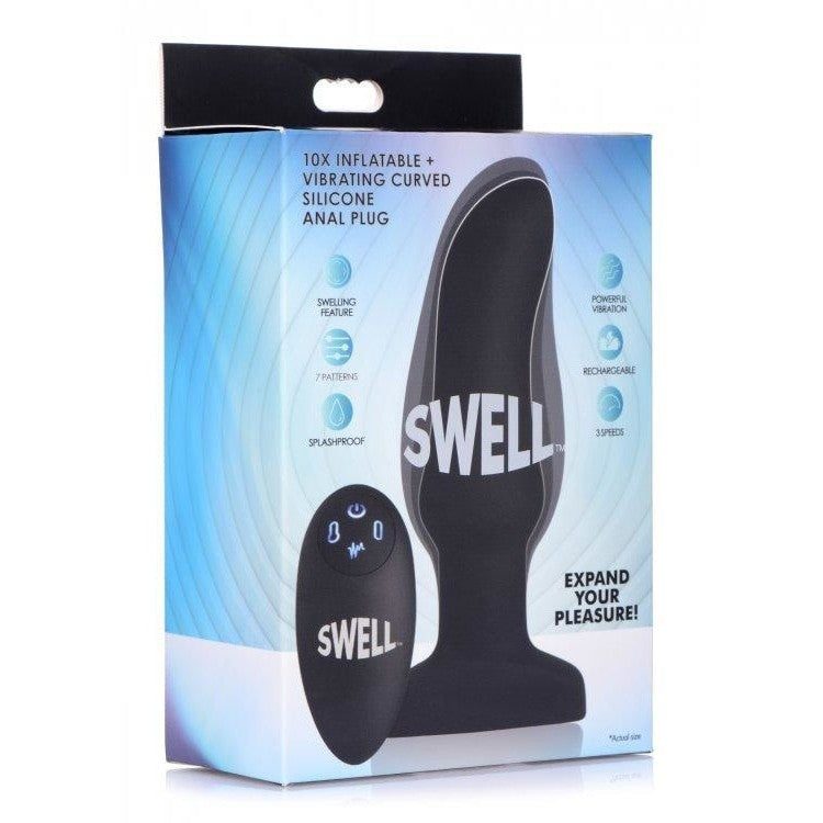 Swell 10x Silicone Inflatable & Vibrating  Anal Butt Plug | Anal Toys Intimates Adult Boutique