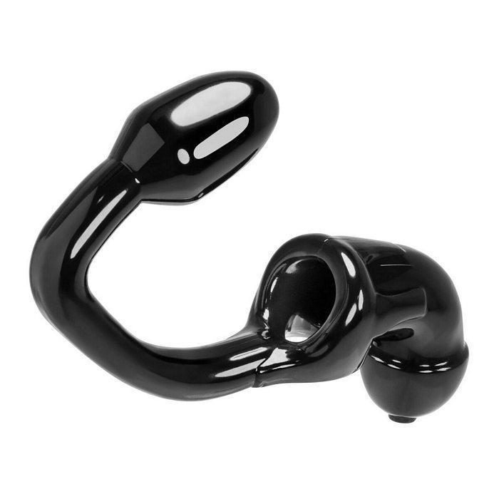 Tailpipe Cock & Ass Lock Black Intimates Adult Boutique