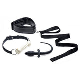 Silicone Bone Gag Tail Anal Plug set in Fetish Category Intimates Adult Boutique