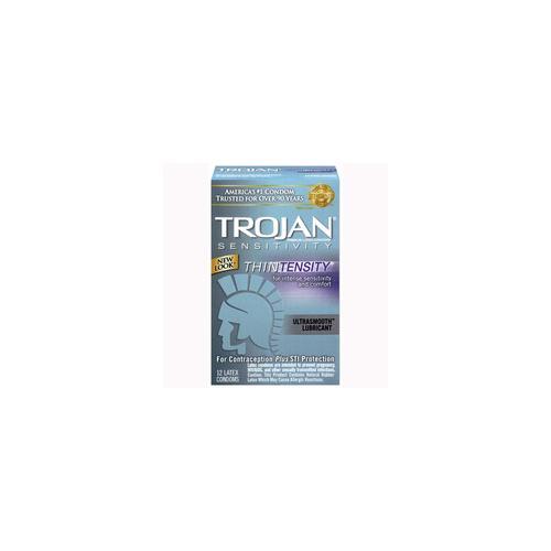 Trojan Thintensity 12 Pack Intimates Adult Boutique