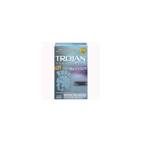 Trojan Thintensity 12 Pack Intimates Adult Boutique